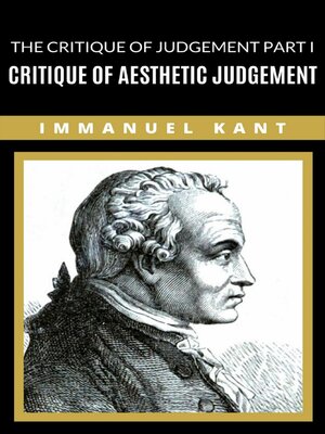 cover image of The Critique of Judgement Part I